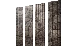 Штакетник Twin с прямым резом 0,45 Print Elite King Stone TwinColor купить в краснодаре