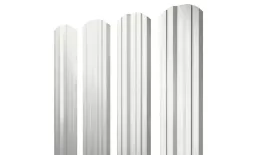 Штакетник Twin фигурный 0,45 PE-Double RAL 9003 сигнальный белый купить в краснодаре