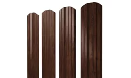 Штакетник Twin фигурный 0,45 Print Elite Cherry Wood TwinColor купить в краснодаре