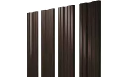 Штакетник Twin фигурный 0,45 Print Elite Coffee Wood Blesk TwinColor