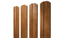 Штакетник Twin фигурный 0,45 Print Elite Golden Wood TwinColor купить в краснодаре