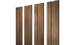 Штакетник Twin фигурный 0,45 Print Premium Pine Wood Fresh