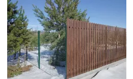 Штакетник Twin фигурный 0,45 Print-Double Elite Antique Wood купить в краснодаре