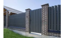 Штакетник Круглый с прямым резом 0,5 PurLite Matt RAL 7024 мокрый асфальт купить в краснодаре