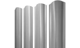 Штакетник Круглый фигурный 0,4 PE RAL 7004 сигнальный серый купить в краснодаре