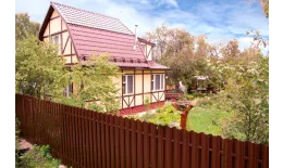 Штакетник Круглый фигурный 0,4 PE-Double RAL 8017 шоколад купить в краснодаре