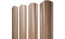 Штакетник Круглый фигурный 0,45 Print Elite Honey Wood TwinColor купить в краснодаре