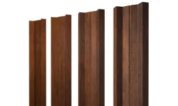 Штакетник М-образный А с прямым резом 0,45 Print Premium Golden Wood Fresh TwinColor купить в краснодаре