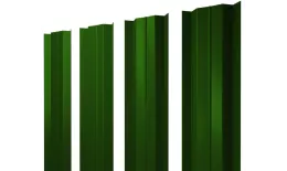 Штакетник М-образный В с прямым резом 0,45 PE RAL 6002 лиственно-зеленый купить в краснодаре