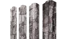 Штакетник М-образный В фигурный 0,45 Print Elite Fine Stone TwinColor купить в краснодаре