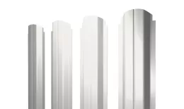 Штакетник П-образный А фигурный 0,45 Drap TX RAL 9003 сигнальный белый купить в краснодаре