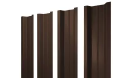 Штакетник П-образный В с прямым резом 0,45 Drap TwinColor RAL 8017 шоколад купить в краснодаре