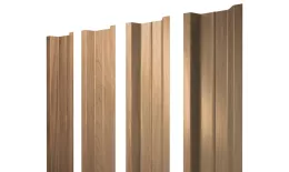 Штакетник П-образный В с прямым резом 0,45 Print Elite Honey Wood TwinColor купить в краснодаре