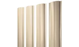 Штакетник Полукруглый Slim с прямым резом 0,45 Drap TX RAL 1015 светлая слоновая кость купить в краснодаре