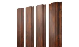 Штакетник Прямоугольный с прямым резом 0,45 Print Elite Chestnut Wood TwinColor купить в краснодаре