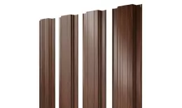 Штакетник Прямоугольный с прямым резом 0,45 Print Elite Choco Wood TwinColor купить в краснодаре