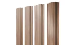 Штакетник Прямоугольный с прямым резом 0,45 Print Elite Honey Wood TwinColor купить в краснодаре