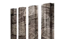 Штакетник Прямоугольный с прямым резом 0,45 Print Elite King Stone 