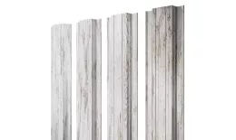 Штакетник Прямоугольный с прямым резом 0,45 Print Elite Snow Wood TwinColor купить в краснодаре