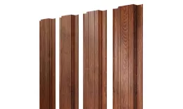 Штакетник Прямоугольный с прямым резом 0,45 Print Premium Golden Wood Fresh TwinColor купить в краснодаре