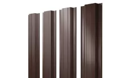 Штакетник Прямоугольный с прямым резом 0,5 Satin Matt RAL 8017 шоколад купить в краснодаре