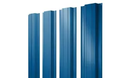 Штакетник Прямоугольный с прямым резом 0,5 Satin RAL 5005 сигнальный синий купить в краснодаре