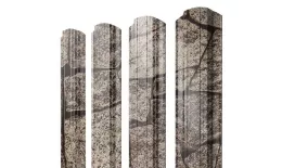 Штакетник Прямоугольный фигурный 0,45 Print Elite King Stone TwinColor купить в краснодаре