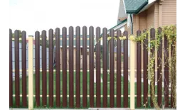 Штакетник Прямоугольный фигурный 0,5 GreenCoat Pural BT, matt RR 23 темно-серый (RAL 7024 мокрый асфальт) купить в краснодаре