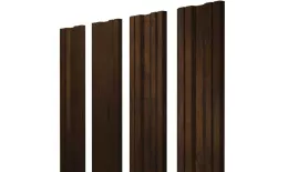 Штакетник Twin с прямым резом 0,45 Print Elite Chestnut Wood купить в краснодаре