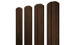 Штакетник Twin фигурный 0,45 Print Elite Chestnut Wood купить в краснодаре