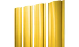 Штакетник Круглый с прямым резом 0,45 PE RAL 1018 цинково-желтый купить в краснодаре