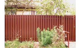 Штакетник Круглый фигурный 0,45 Print Elite Chestnut Wood купить в краснодаре