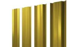 Штакетник М-образный В с прямым резом 0,45 PE RAL 1018 цинково-желтый купить в краснодаре