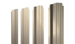 Штакетник П-образный B фигурный 0,45 PE RAL 1015 светлая слоновая кость купить в краснодаре