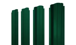 Штакетник П-образный B фигурный 0,5 Satin Matt TX RAL 6005 зеленый мох купить в краснодаре