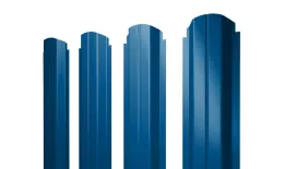 Штакетник П-образный А фигурный 0,5 PE RAL 5005 сигнальный синий купить в краснодаре