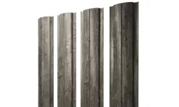 Штакетник Полукруглый Slim с прямым резом 0,45 Print Elite Nordic Wood TwinColor купить в краснодаре