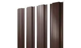 Штакетник Прямоугольный с прямым резом 0,5 Satin Matt TX RAL 8017 шоколад купить в краснодаре