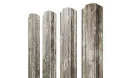 Штакетник Прямоугольный фигурный 0,45 Print Elite Nordic Wood TwinColor купить в краснодаре