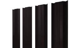 Штакетник М-образный В с прямым резом 0,45 Drap ST RAL 9005 черный купить в краснодаре