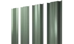 Штакетник М-образный В с прямым резом 0,45 PE RAL 6019 бело-зеленый купить в краснодаре