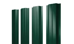 Штакетник П-образный A с прямым резом 0,4 PE-Double RAL 6005 зеленый мох купить в краснодаре