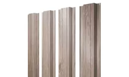 Штакетник Прямоугольный с прямым резом 0,45 Print-Double Elite White Wood купить в краснодаре