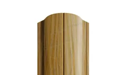 Штакетник металлический МЕТАЛЛ ПРОФИЛЬ LАNE-T 16,5х99 (ECOSTEEL_T-12-Золотой Орех-0.45) купить в краснодаре