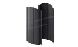 Штакетник металлический МЕТАЛЛ ПРОФИЛЬ ELLIPSE-O 19х126 (ПЭМАД-01-7024\7024-0.4) купить в краснодаре