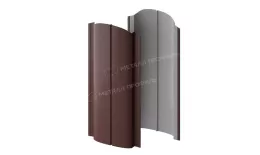 Штакетник металлический МЕТАЛЛ ПРОФИЛЬ ELLIPSE-O 19х126 (VikingMP-01-RR32-0.45) купить в краснодаре