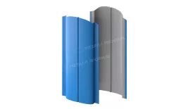 Штакетник металлический МЕТАЛЛ ПРОФИЛЬ ELLIPSE-O 19х126 NormanMP (ПЭ-01-5015-0.5) купить в краснодаре