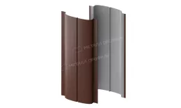 Штакетник металлический МЕТАЛЛ ПРОФИЛЬ ELLIPSE-T 19х126 NormanMP (ПЭ-01-8017-0.5) купить в краснодаре