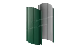 Штакетник металлический МЕТАЛЛ ПРОФИЛЬ ELLIPSE-O 19х126 NormanMP (ПЭ-01-6005-0.5) купить в краснодаре