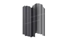 Штакетник металлический МЕТАЛЛ ПРОФИЛЬ TRAPEZE-O 16,5х118 (VALORI-20-Grey-0.5) купить в краснодаре